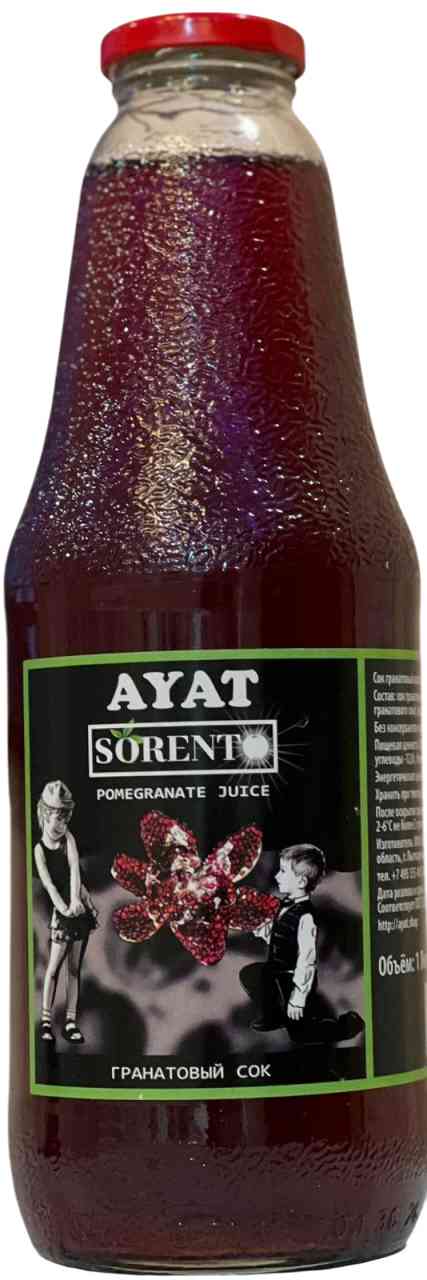 

Сок гранатовый Ayat Sorento