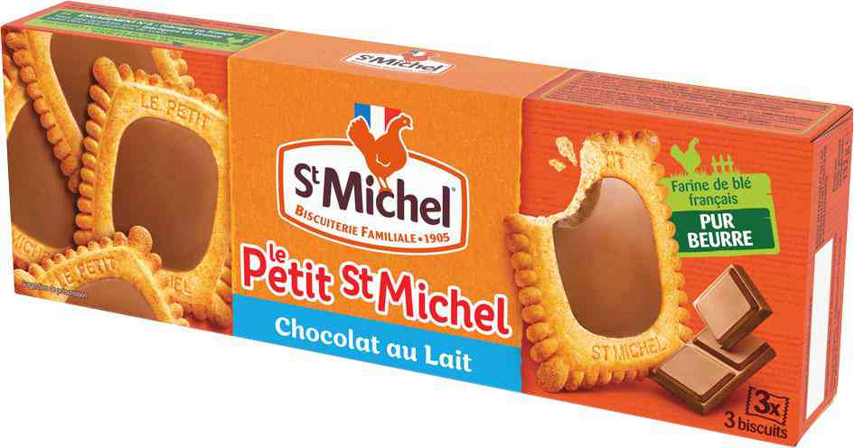 Печенье  StMichel сливочное с шоколадом