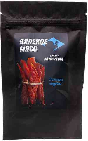 Мясо Ранчо Мяссури вяленое ломтики индейки