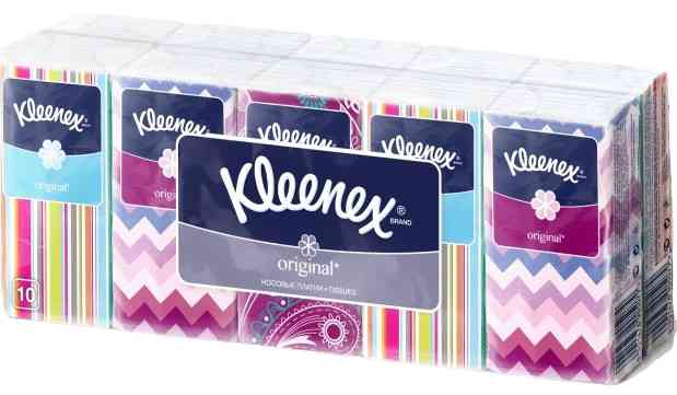 Платочки носовые бумажные Kleenex