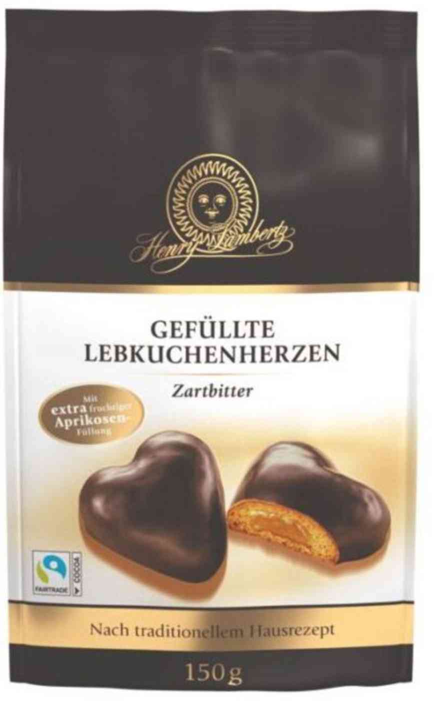 Приники Lambertz в темном шоколаде с абрикосовой начинкой