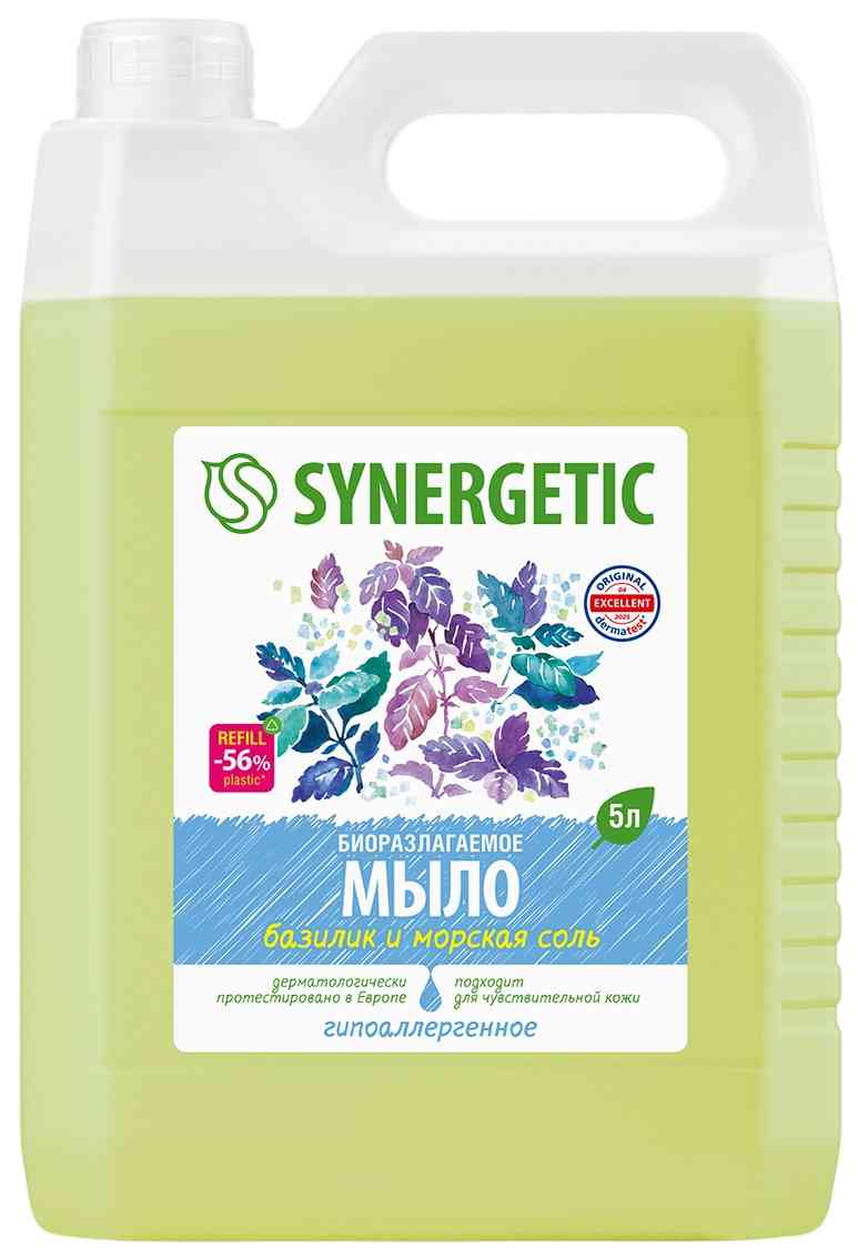 

Жидкое мыло Synergetic базилик-морская соль