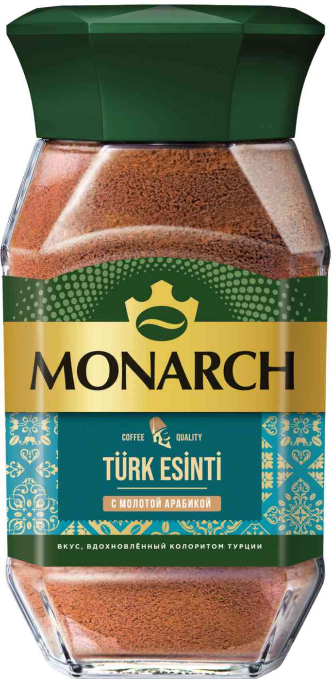 Кофе растворимый с добавлением молотого Monarch