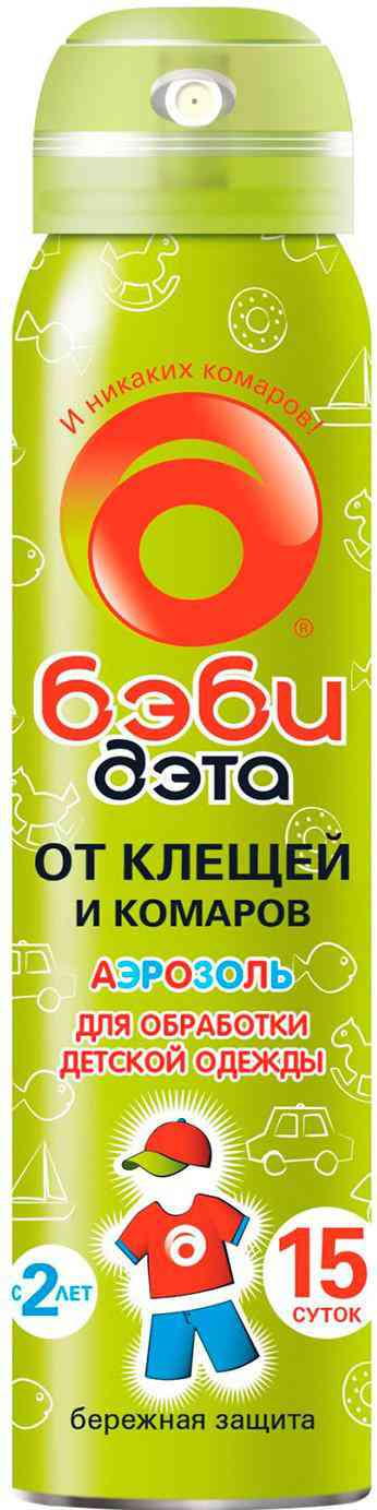 

Аэрозоль от клещей и комаров Дэта