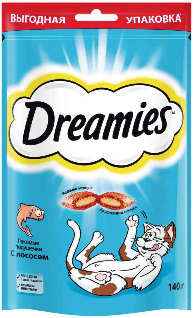 Лакомство для кошек для взрослых кошек Dreamies 192₽