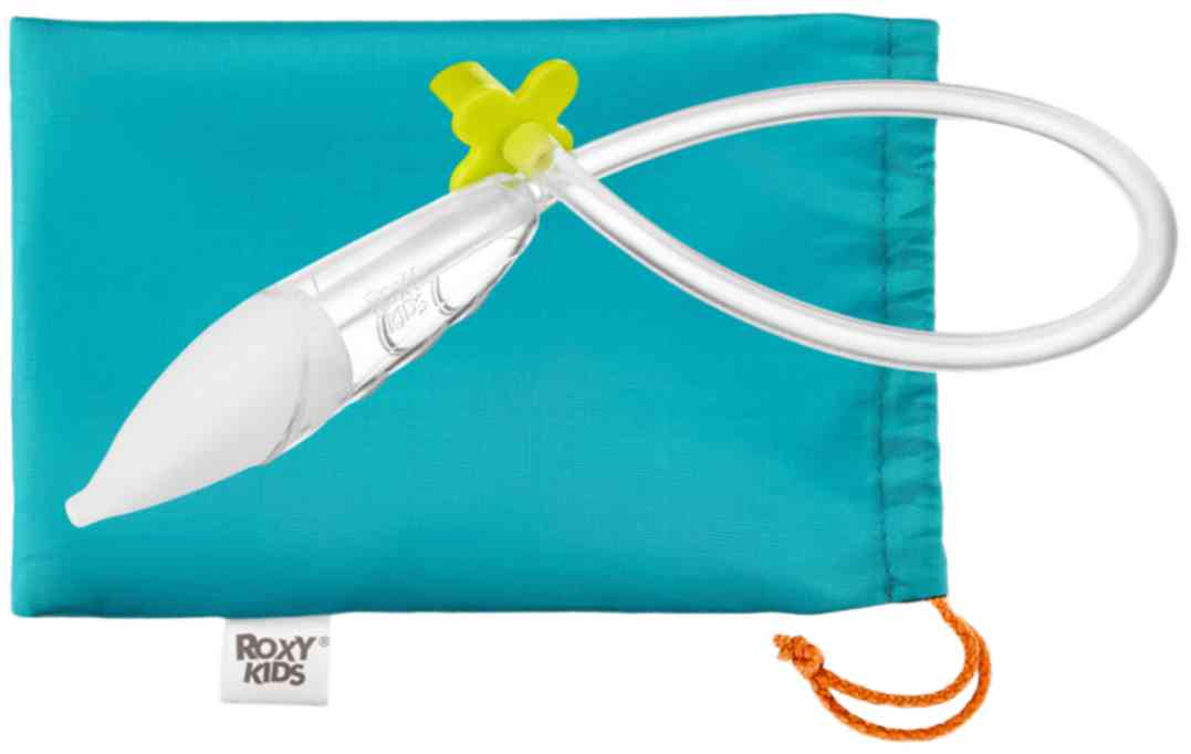 

Аспиратор назальный Roxy Kids с мягким наконечником в мешочке с рождения