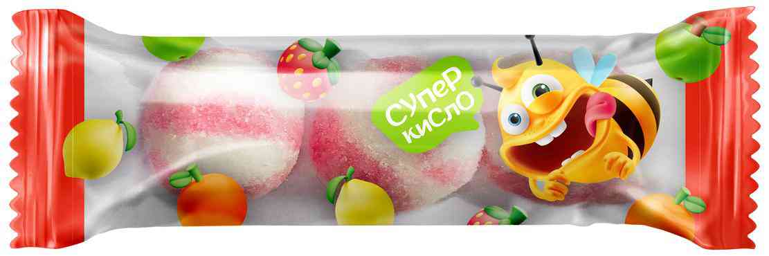 Конфеты жевательные b&b Beezzz в кислой обсыпке микс