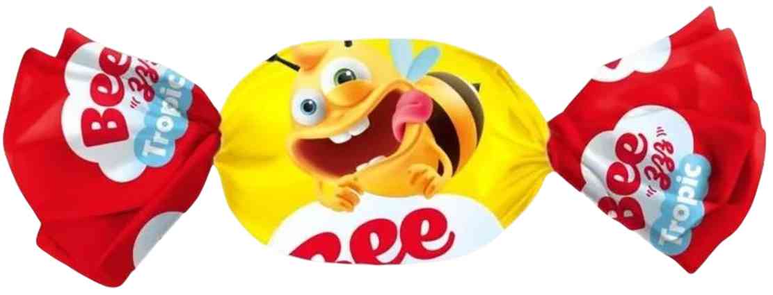 Конфеты желейные  b&b Beezzz с начинкой тропический вкус микс