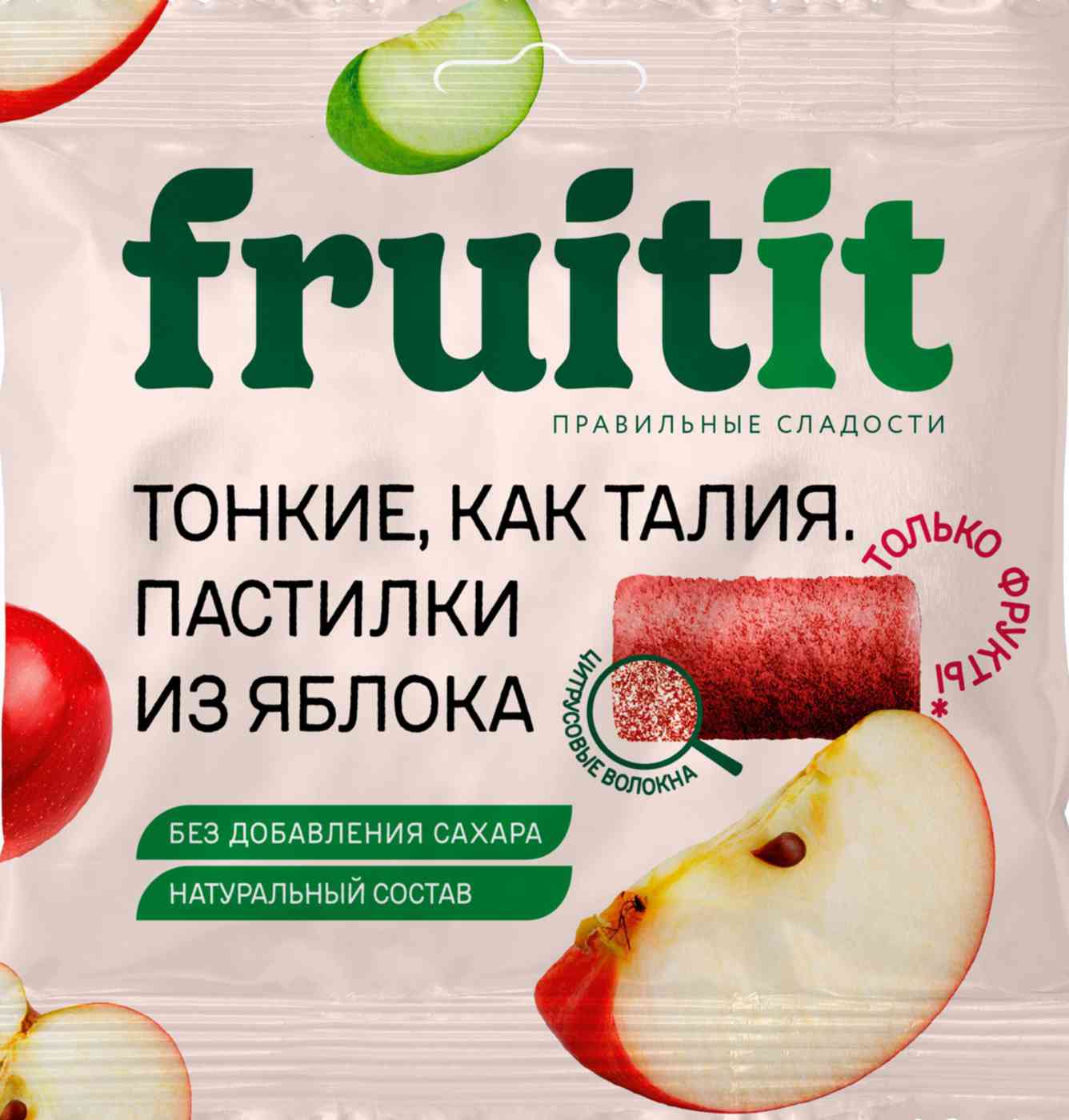 

Пастилки Fruit It яблочные