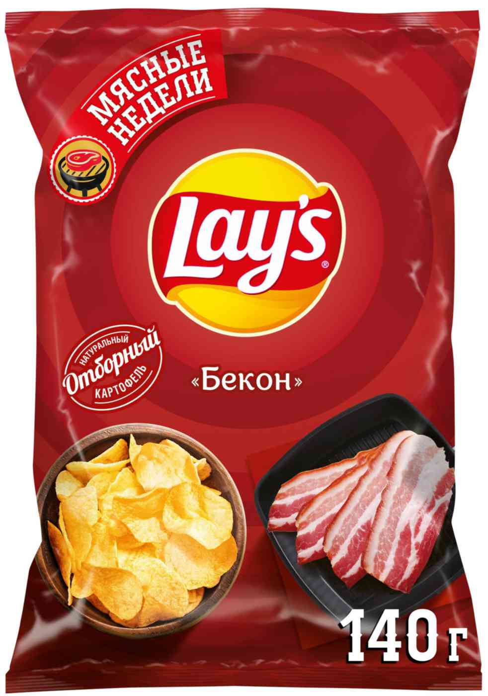 Чипсы картофельные Lay's бекон