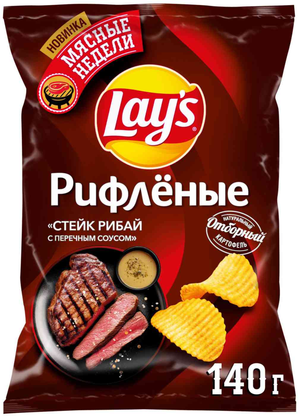 Чипсы картофельные Lay's Стейк Рибай