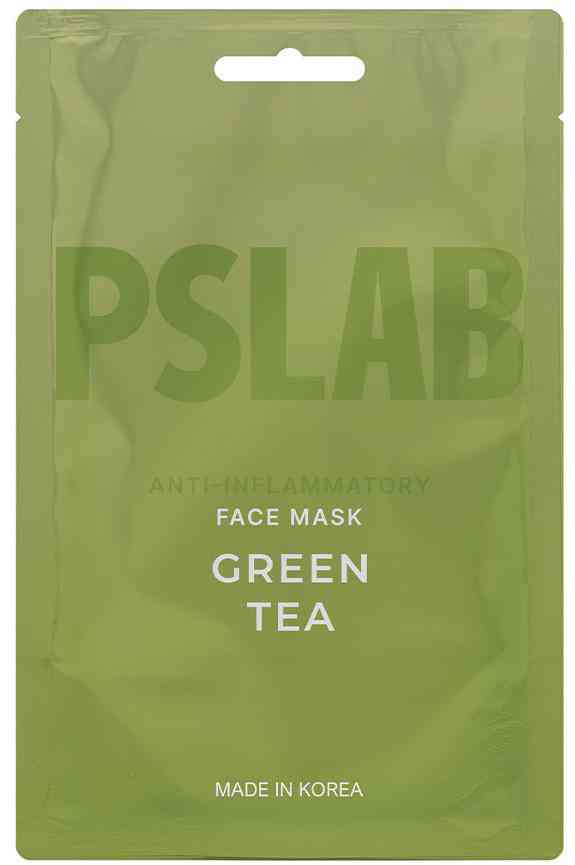 Маска для лица тканевая PSLab Green Tea противовоспалительная 93₽