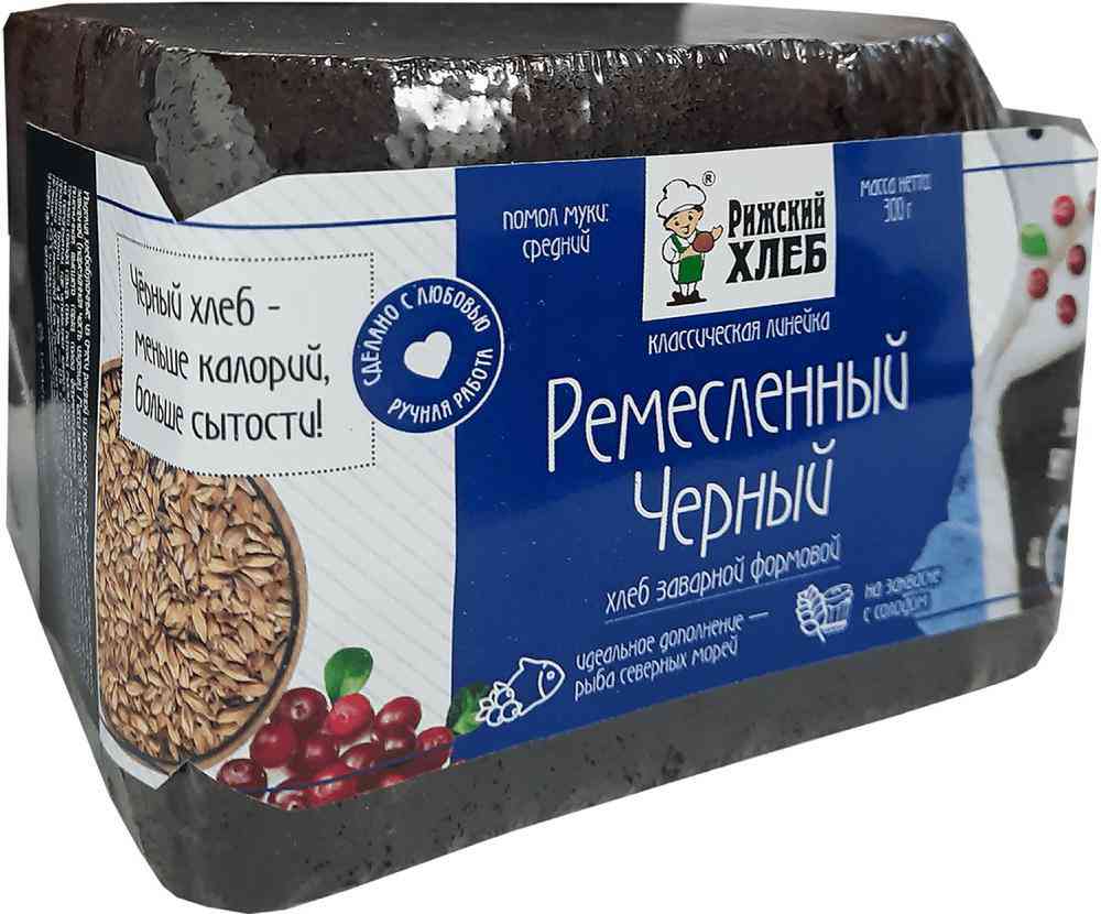 

Хлеб ржано-пшеничный бездрожжевой Рижский Хлеб