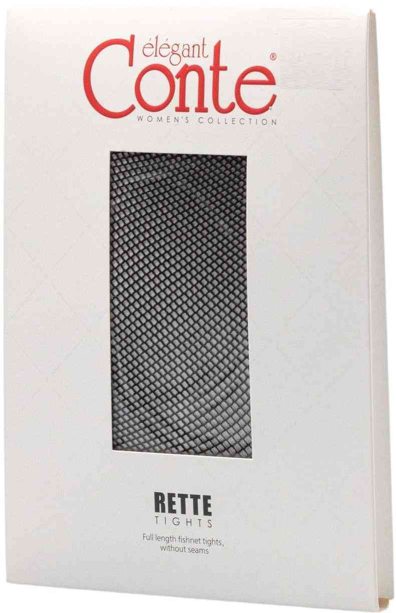 

Колготки женские в сетку Conte Rette Micro цвет: черный