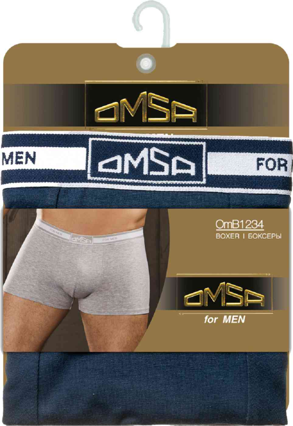 

Трусы-боксеры мужские Omsa