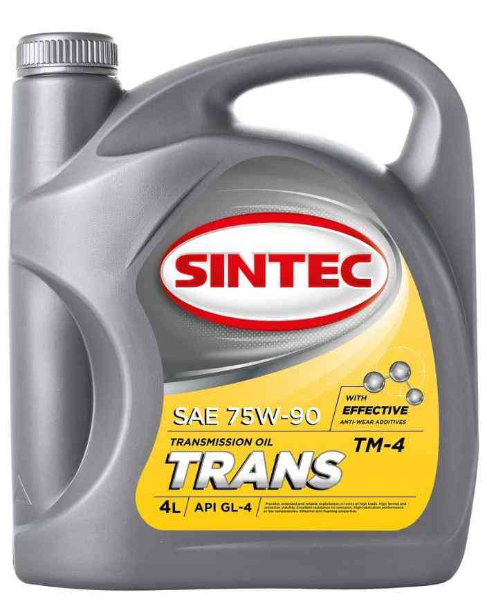 

Масло трансмиссионное полусинтетическое SINTEC TM4 GL-4 75W90