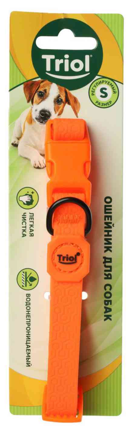 

Ошейник для собак Triol S оранжевый