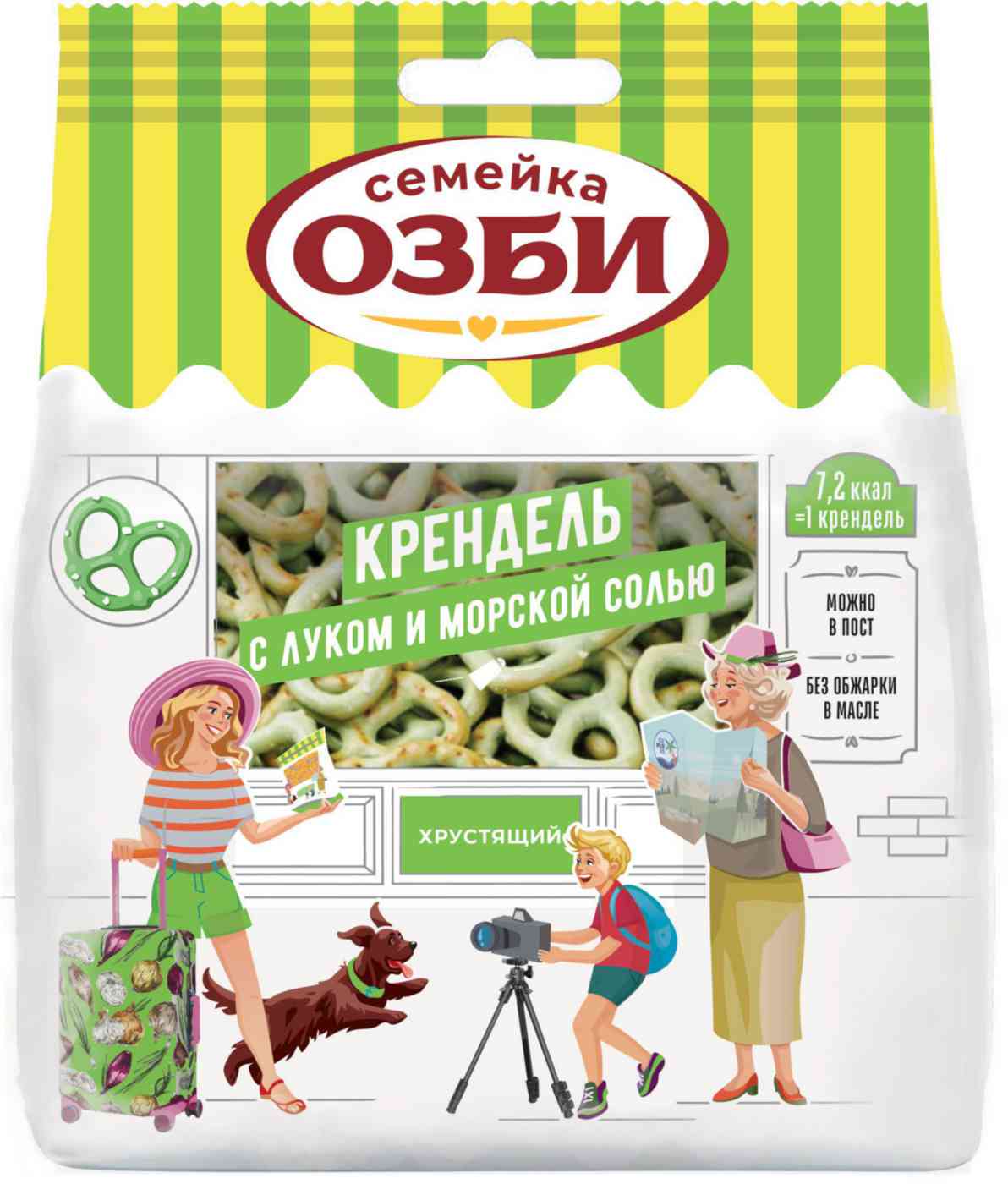 

Крендель Семейка Озби с морской солью