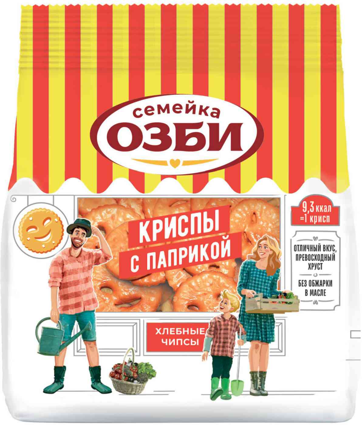 

Криспы Семейка Озби с паприкой