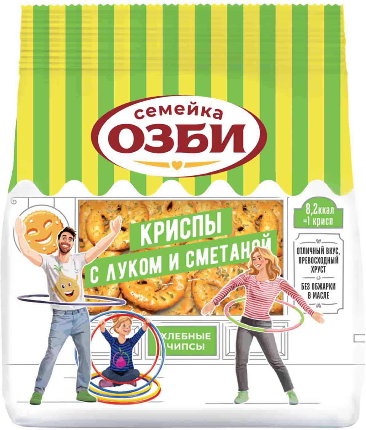 

Криспы Семейка Озби лук-сметана