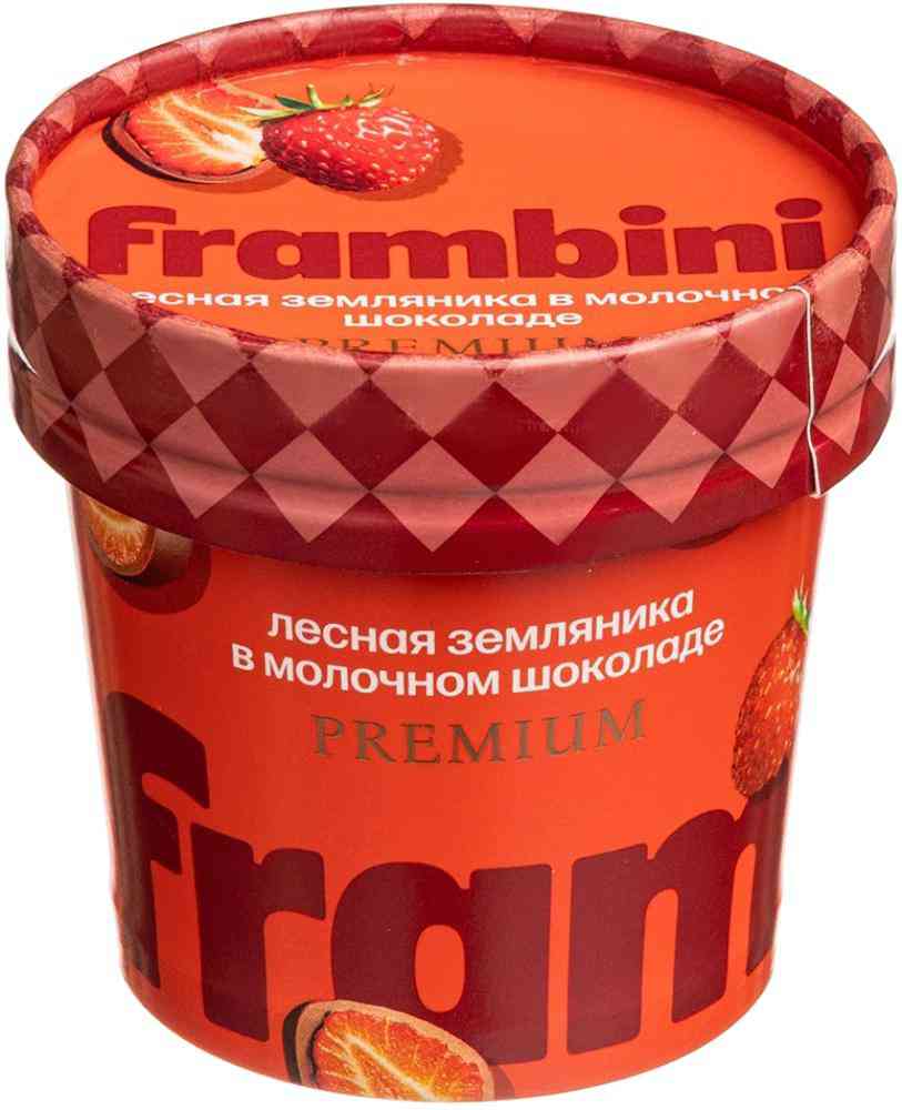 Земляника в молочном шоколаде Frambini быстрозамороженная