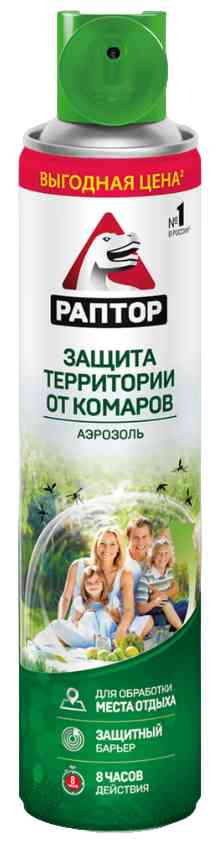 

Аэрозоль от комаров Раптор