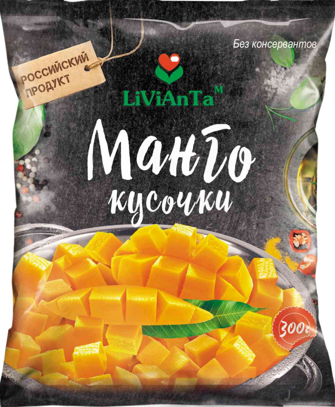 Манго кусочки LiViAnTa