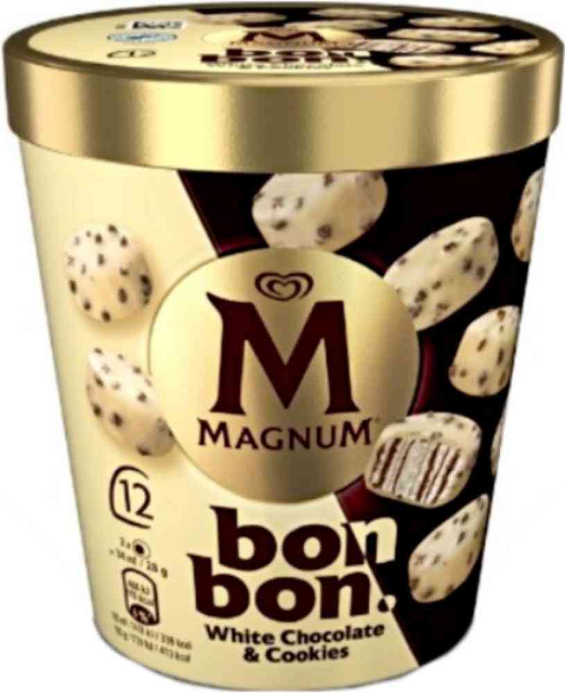 Мороженое сливочное Magnum BonBon с белым шоколадом и печеньем