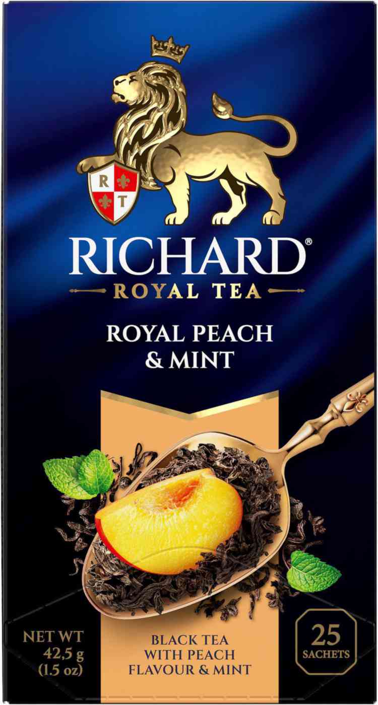 Чай чёрный Richard Royal Peach&Mint