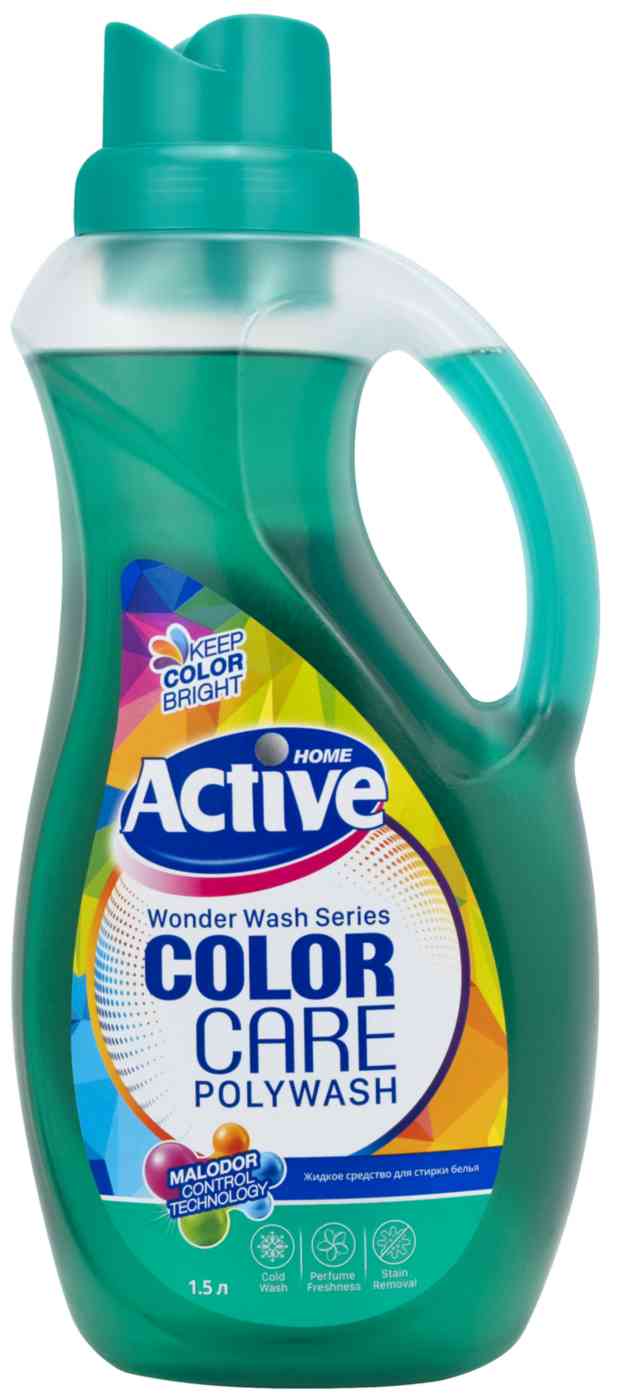 

Гель для стирки цветного белья Active Color Care Poly Wash