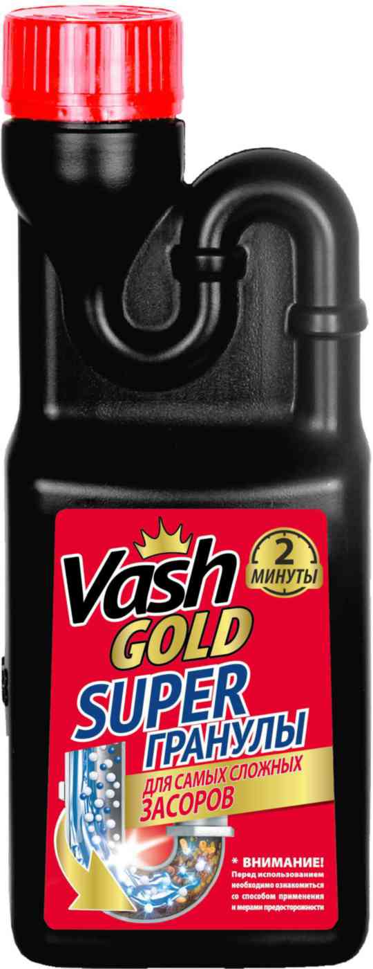 

Средство для прочистки труб гранулы Vash Gold
