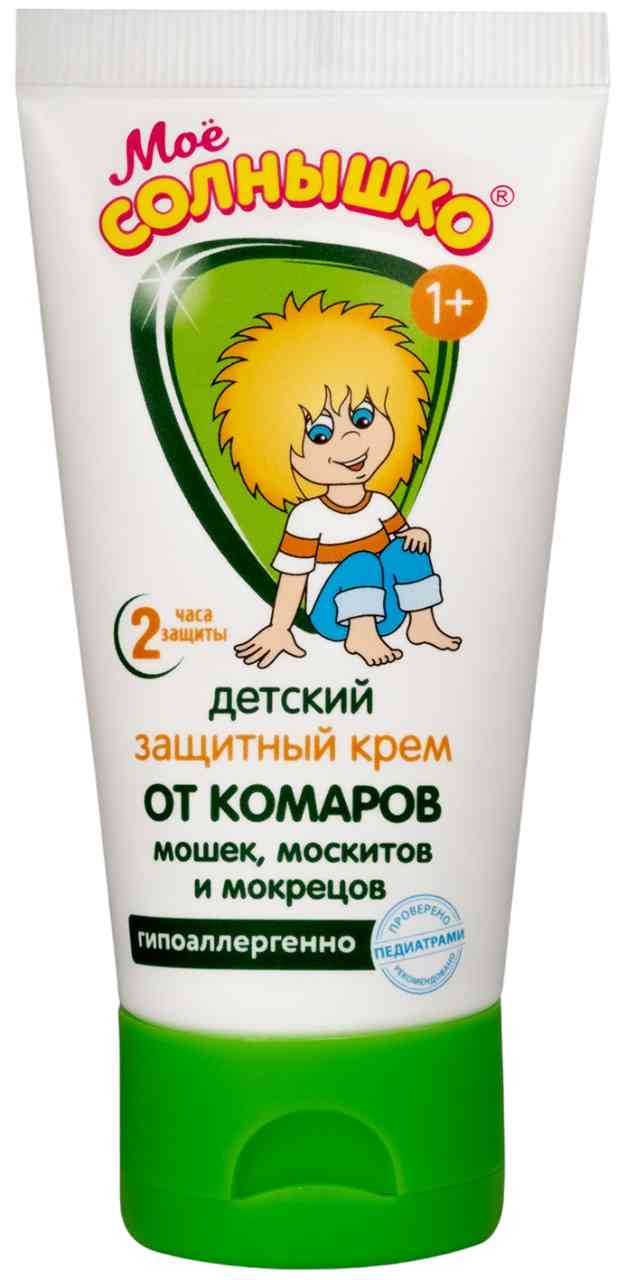 

Крем от комаров детский защитный Моё солнышко