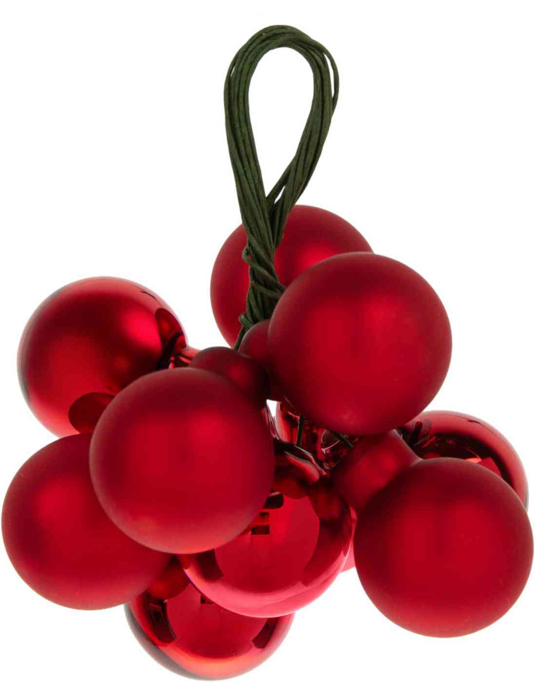 

Набор ёлочных украшений Шары красные, стекло