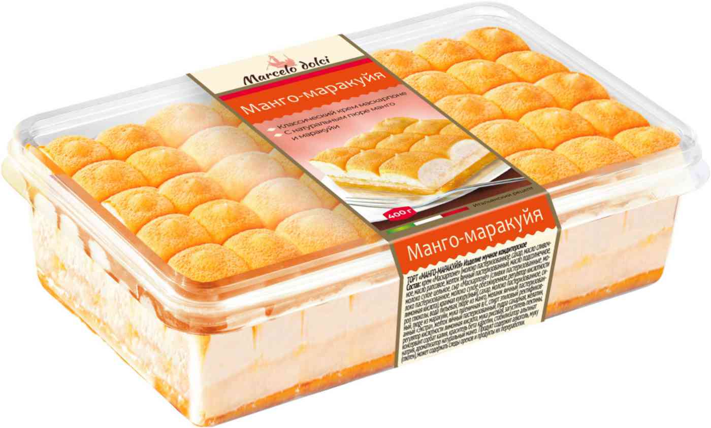 Торт Манго-маракуйя Marcelo Dolci