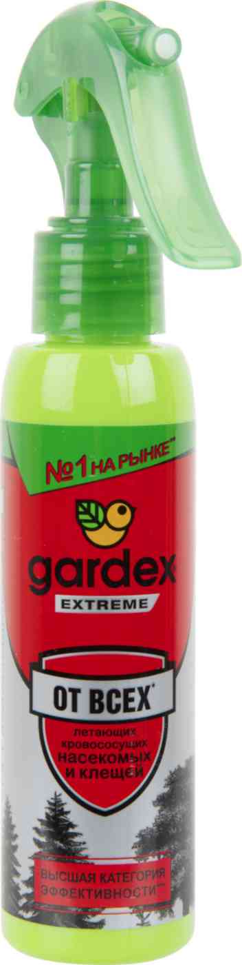 

Спрей от всех летающих кровососущих насекомых и клещей Gardex