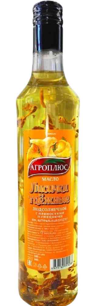 Масло подсолнечное Агроплюс лисички рафинированное