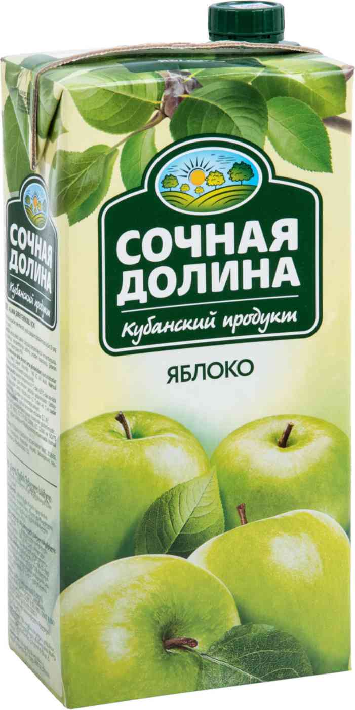 

Напиток сокосодержащий Сочная долина