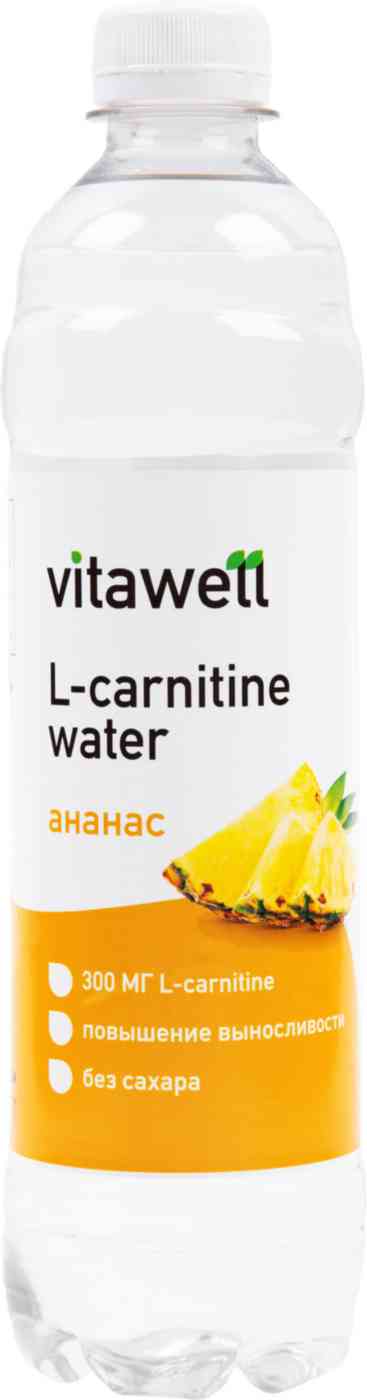 Напиток витаминизированный Vitawell L-Carnitine ананас