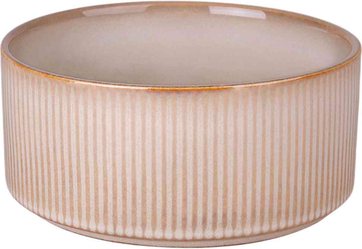 

Салатник керамический Verge цвет бежевый