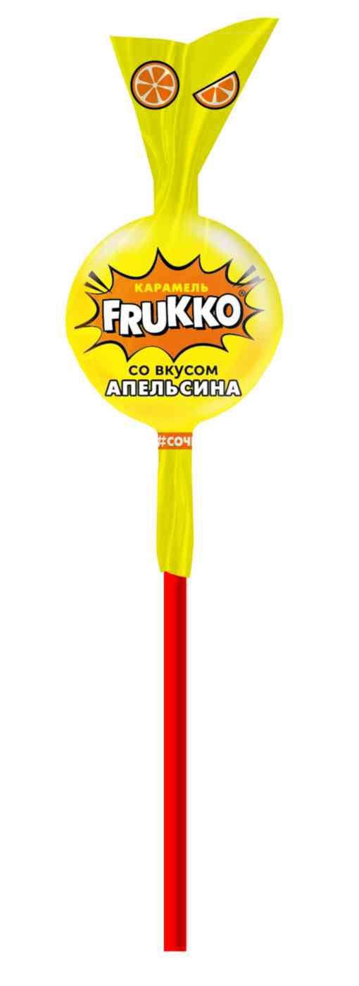 Карамель леденцовая на палочке Frukko мини микс вкусов