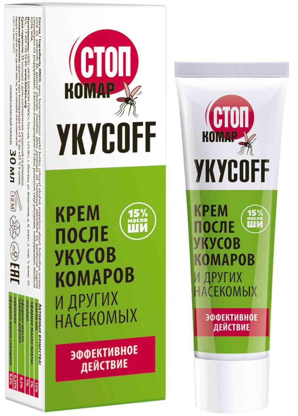 

Крем после укусов комаров и других насекомых Биокон