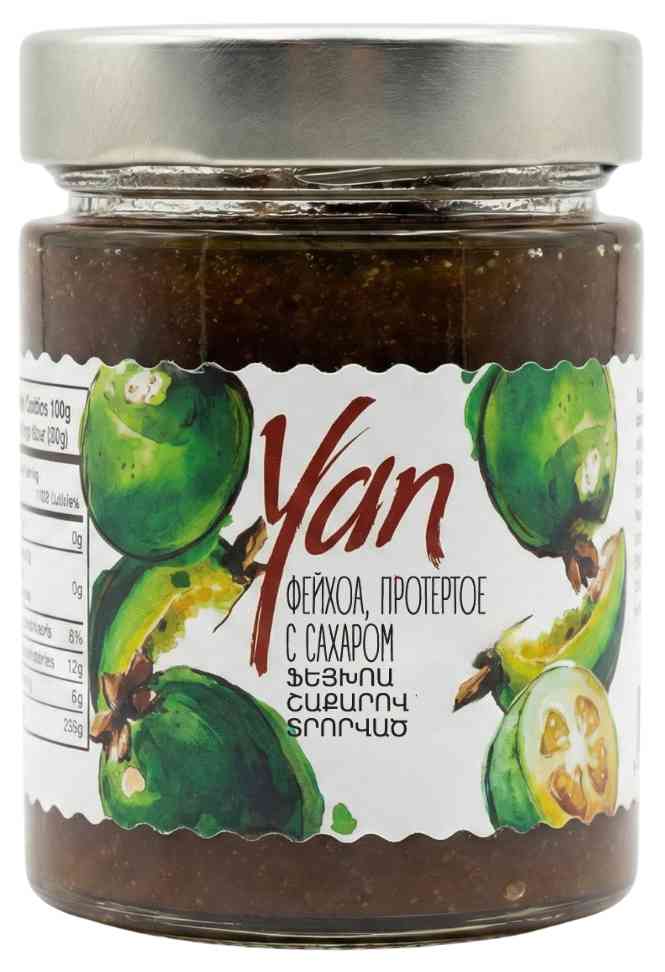 Фейхоа протертое с сахаром Yan