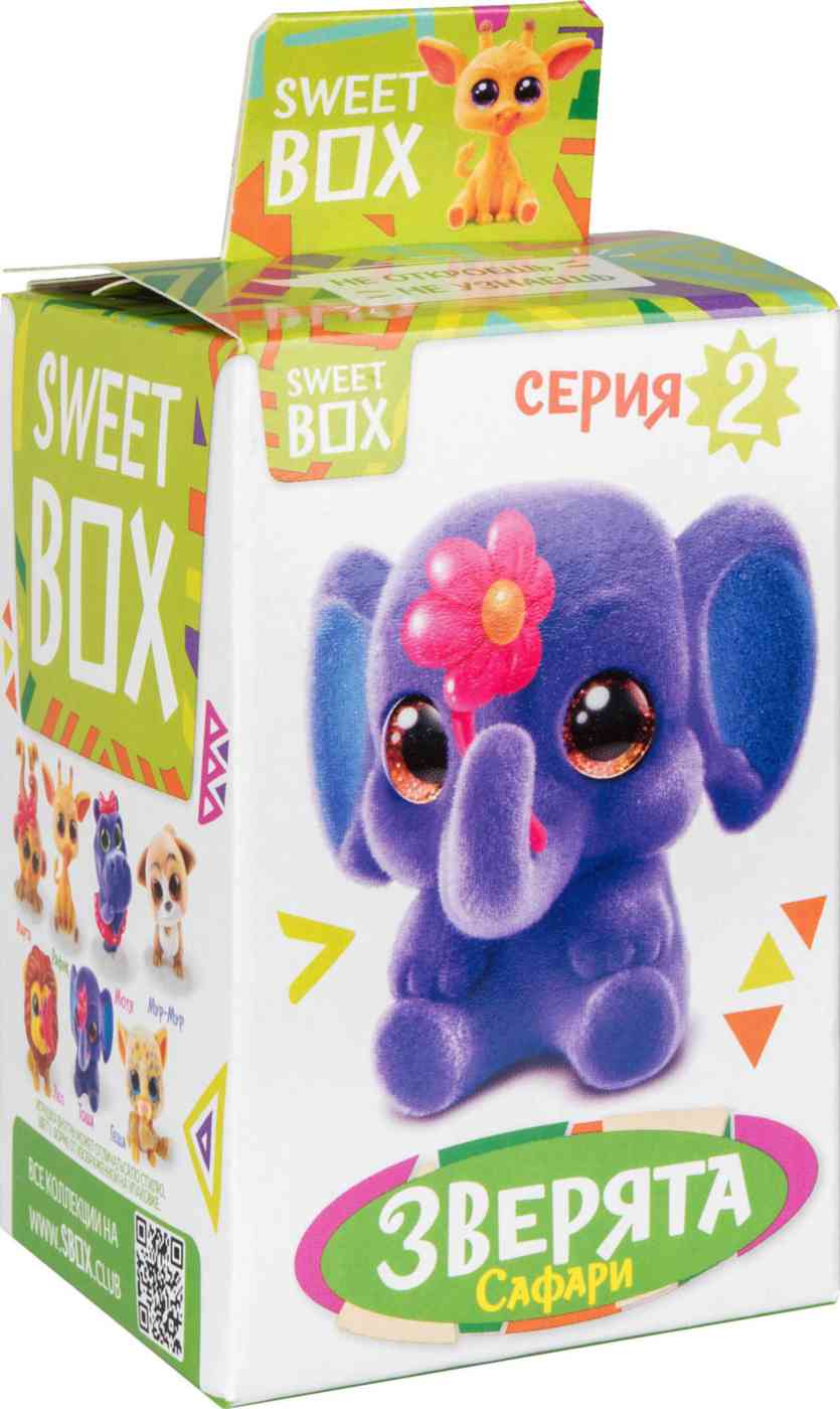 

Мармелад жевательный с игрушкой Sweet box Зверята