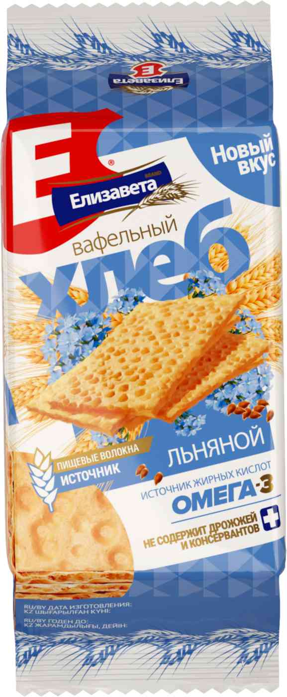 

Хлебцы вафельные льняные Елизавета