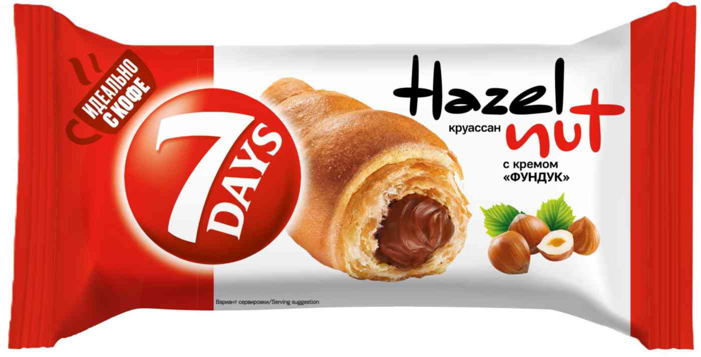 

Круассаны миди 7 Days с кремом Фундук