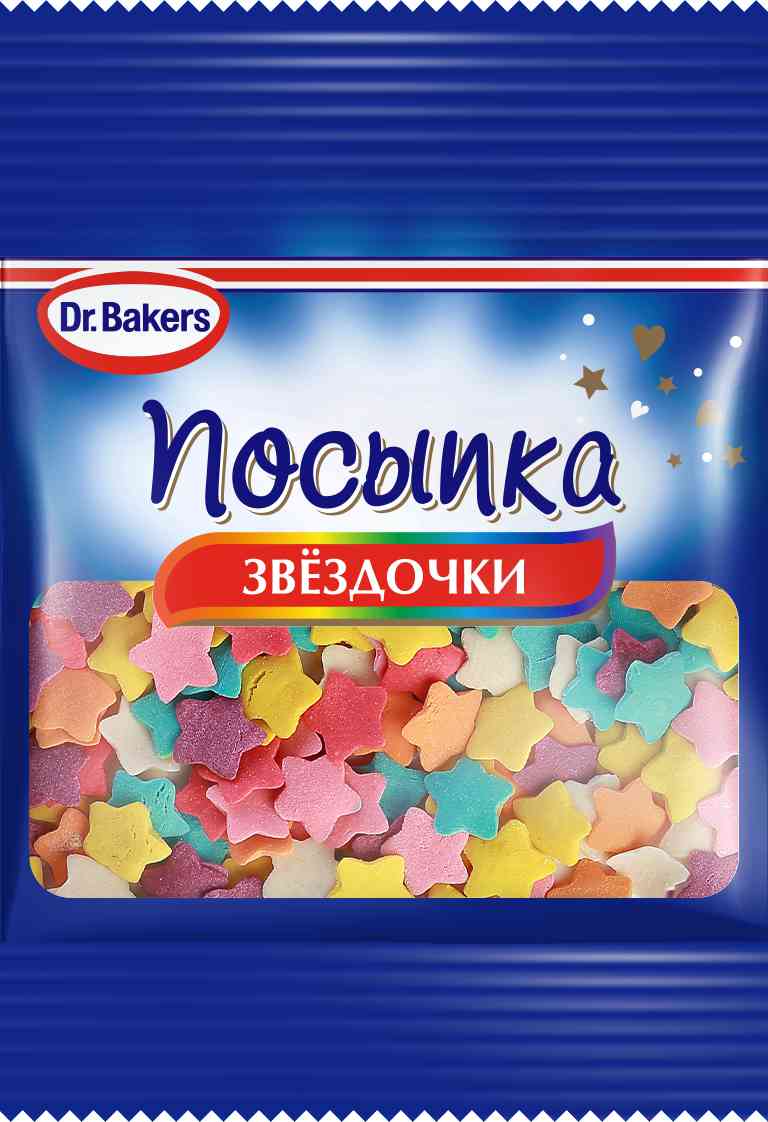 

Посыпка Dr. Bakers Цветная звездочка