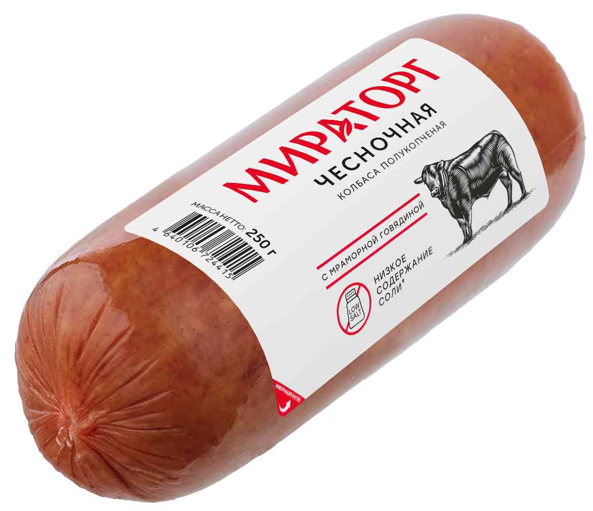 

Колбаса полукопченая Мираторг