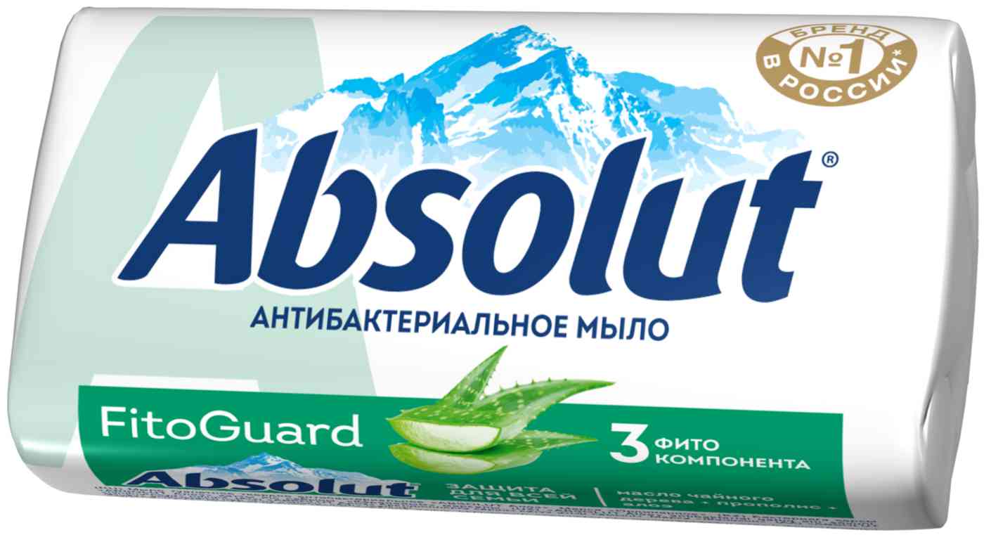 Мыло туалетное антибактериальное Absolut 39₽