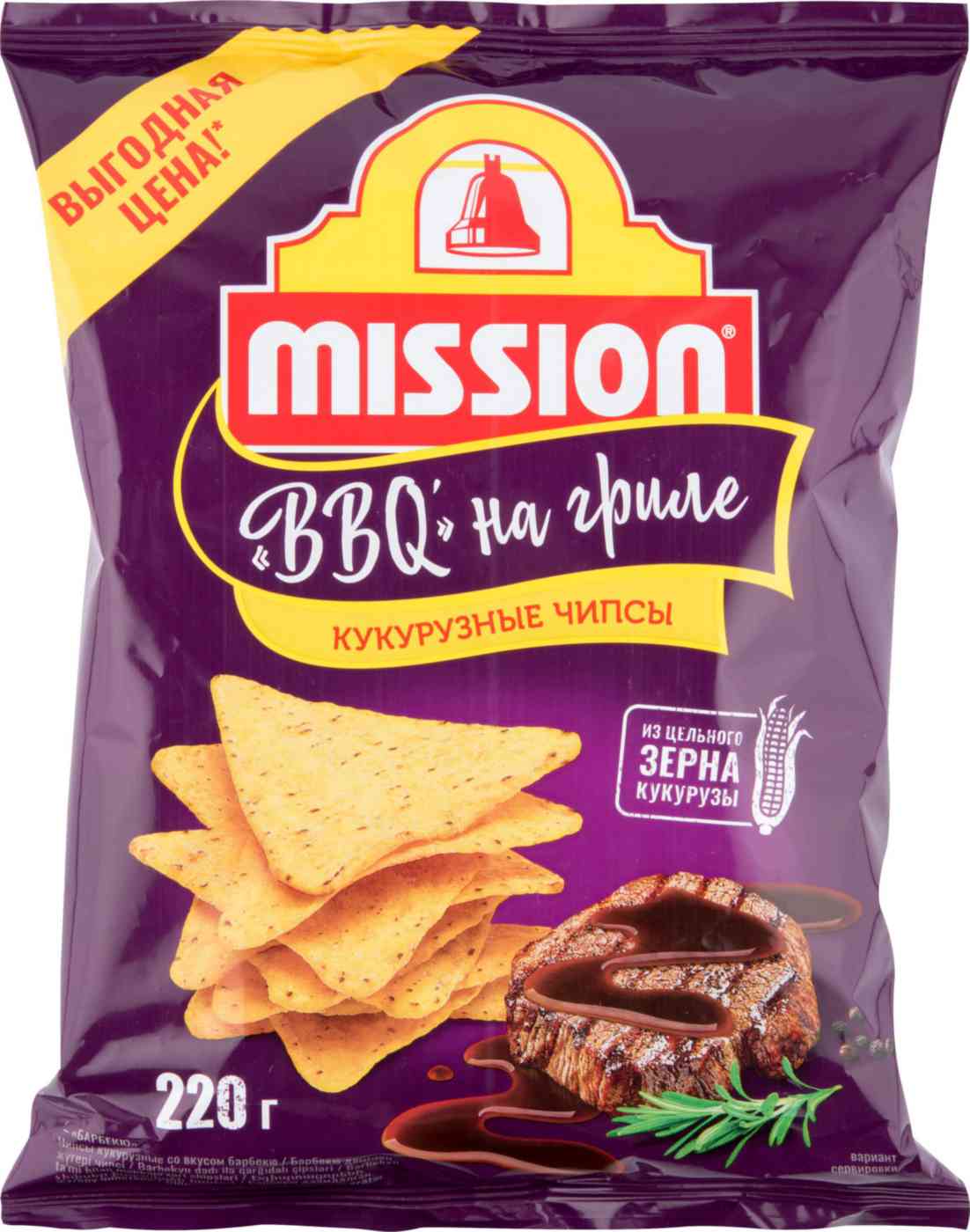 Чипсы кукурузные Mission 124₽