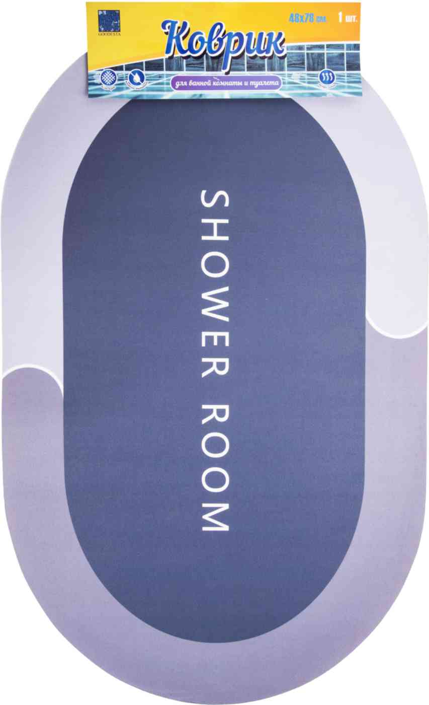 

Коврик для ванной Goodesta овальный в ассортименте